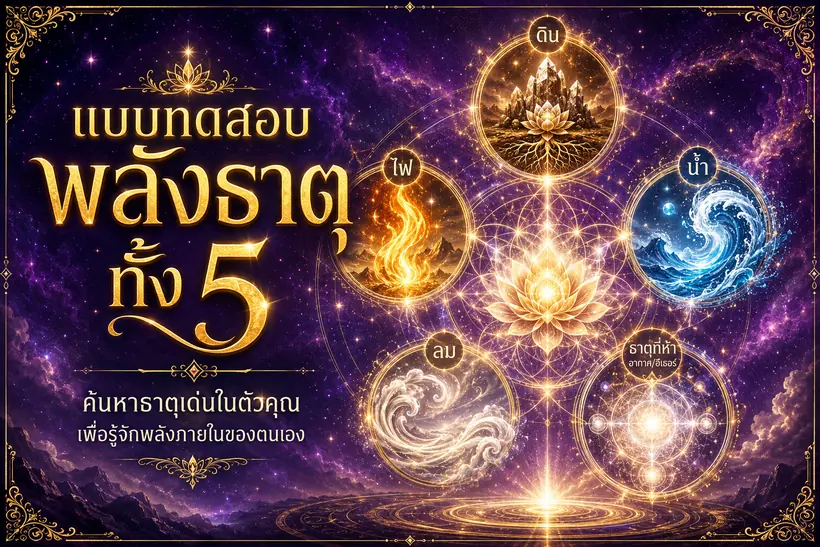 แบบทดสอบพลังธาตุ ๕